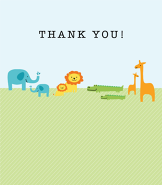 Jungle Animals Thank You